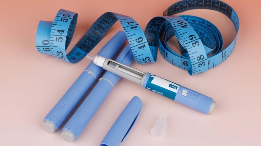 Glucagon-like peptide-1 receptor agonists regulate appetite pathways and slow gastric emptying so patients can maintain a caloric deficit without severe hunger.